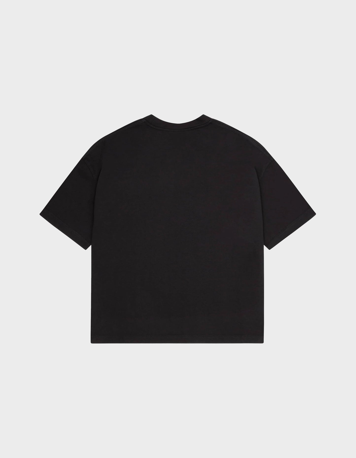 Heart Loop / Black Boxy T-shirt - Counting Hearts