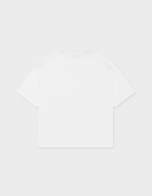 Heart Mark / White Boxy T-shirt - Counting Hearts